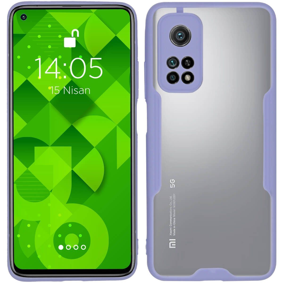 Jopus Xiaomi Mi 10T / Mi 10T Pro JS-250 Mellow   Silikon Kilif Lila - 1