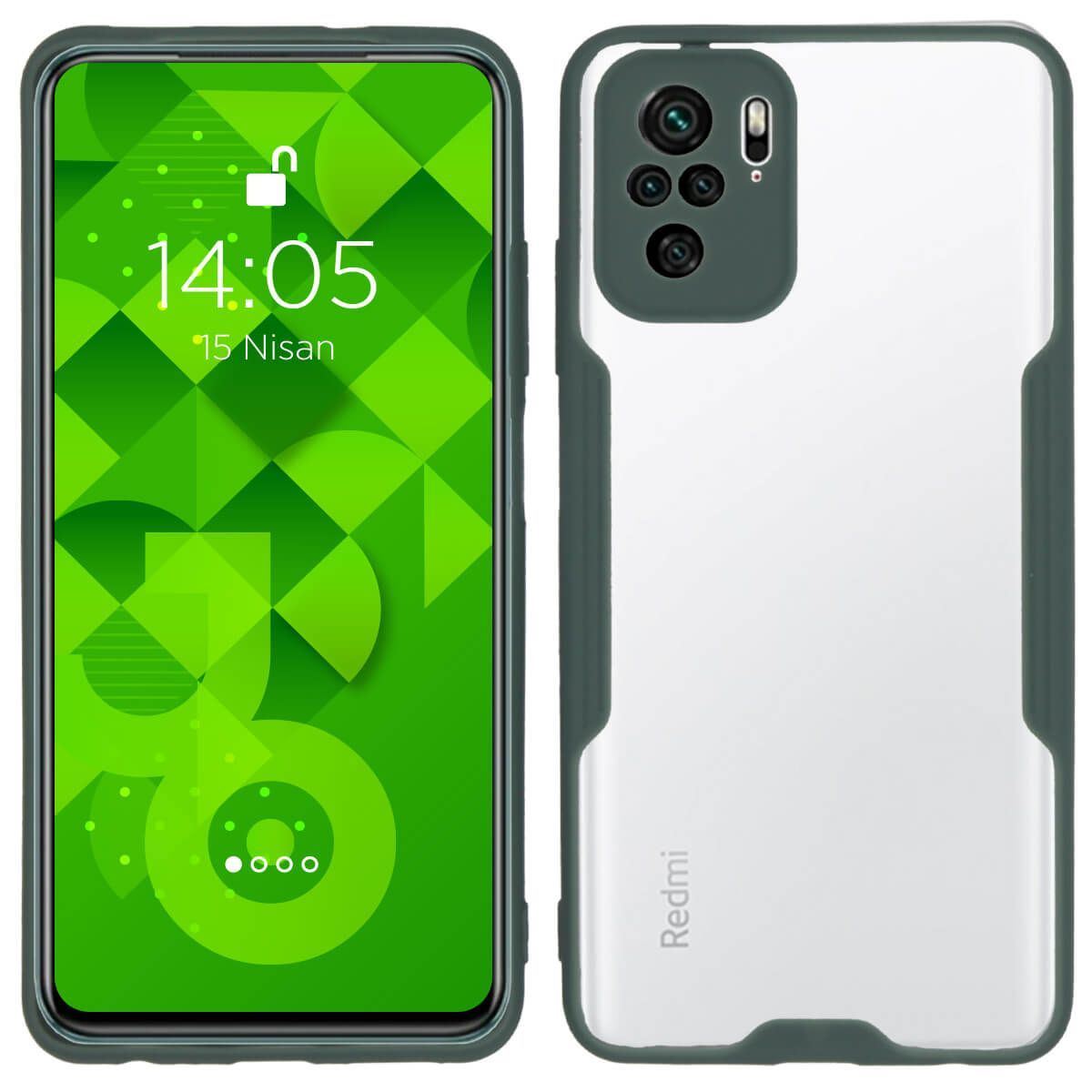 Jopus Xiaomi Redmi Note10 JS-250 Mellow Phone Case Yesil - 1