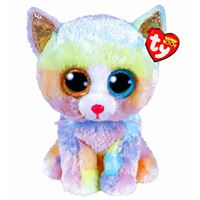 MEGA TY PELÜŞ KEDİ HEATHER 36250 RENGARENK 15 CM 1