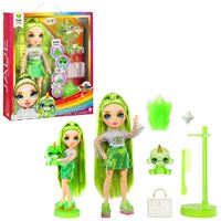 RAİNBOW HİGH 120193 MODA BEBEĞİ JADE HUNTER PARLAK SLİME VE EVCİL HAYVAN 3+ 1