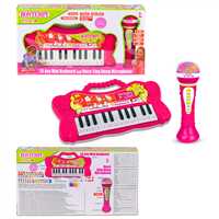 SUNMAN BONTEMPİ ELEKTRONİK ORG 60 2172 MİKROFONLU IŞIKLI PEMBE 24 TUŞ 3+ 1