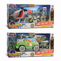 SUNMAN ASKER OYUN SETİ 33933 LAND AND AİR SİEGE MOBİLE ASSAULT VEHİCLE SET 3+ 1