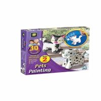 EVRENSEL DA2413 3D BOYAMA KEDİ KÖPEK 2 Lİ 4+ 1