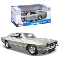 MAİSTO SPECİAL EDİTİON 31256 1969 DODGE CHARGER R/T DİE CAST METAL 1:25 3+ 1