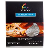 ARTZONE İMİTASYON VARAK GÜMÜŞ 14X14CM - 50 YAPRAK 1