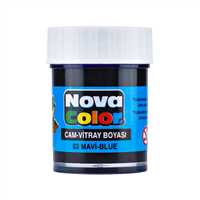 NOVA COLOR CAM BOYASI SU BAZLI MAVİ 12 Lİ NC-151 1
