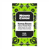 NOVA COLOR KUMAŞ BOYASI TOZ YEŞİL 12 Lİ NC-903 1