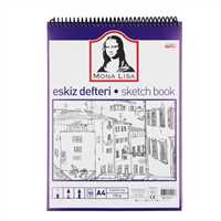 MONALİSA ESKİZ DEFTERİ A4 SPİRALLİ 120 GR 50 YP MN13-4 1