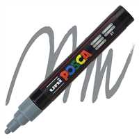 UNİ POSTER MARKÖRÜ POSCA PC-5M 1.8-2.5 GRİ 6 LI 1
