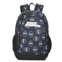 NO FEAR OKUL ÇANTASI 03514 SİYAH KURU KAFA ÇİFT BÖLMELİ 1