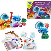 CLEMENTONİ BİLİM VE OYUN 64964 KRİSTALLER VE MİNERALLER 8+ 1