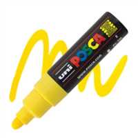 UNİ POSTER MARKÖRÜ POSCA PC-7M 4.5-5.5 SARI 6 LI 1