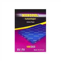 MONOPOL KARBON KAĞIDI A4 MAVİ 100 LÜ 3103 1