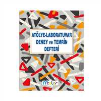 MCOLOR ATÖLYE-LABORATUVAR DENEY VE TEMRİN DEFTERİ A4 KARTON KAPAK DİKİŞLİ 40 YP 12 Lİ 1