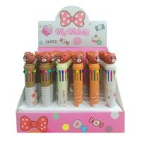 MELODY TÜKENMEZ KALEM 10 RENKLİ 203 AYICIK 36 LI 1