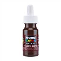 NOVA COLOR EBRU BOYASI ŞİŞE 30 ML KAHVERENGİ NC-246 1