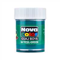 NOVA COLOR GUAJ BOYA ŞİŞE 25 ML YEŞİL 12 Lİ NC-106 1