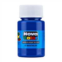 NOVA COLOR AKRİLİK BOYA ŞİŞE 30 ML MAVİ 12 Lİ NC-171 1