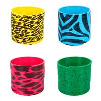 SUNMAN ZAPP TOYS STRES YAYI A0596-ZOO RAİNBOW VAHŞİ HAYVAN DESENLİ 12 Lİ 3+ 7