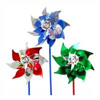 KRD RÜZGAR GÜLÜ 18 CM ÇAP 8 KANATLI HOLOGRAMLI 120 LI 1