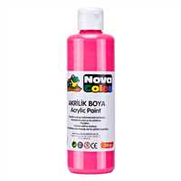 NOVA COLOR AKRİLİK BOYA 250 ML PEMBE NC-439 1