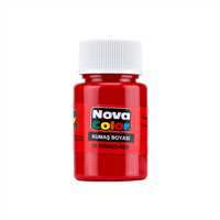 NOVA COLOR KUMAŞ BOYASI ŞİŞE 30 ML KIRMIZI 12 Lİ NC-160 1