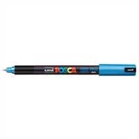 UNİ POSTER MARKÖRÜ POSCA PC-1MR 07 METALİK MAVİ 6 LI 1