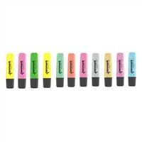 PENMARK FOSFORLU KALEM NEON-PASTEL-METALİK SİMLİ 12 RENK HS-505-12NPS 1