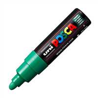 UNİ POSTER MARKÖRÜ POSCA PC-7M 4.5-5.5 YEŞİL 6 LI 1
