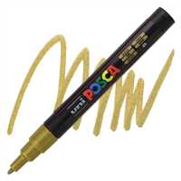 UNİ POSTER MARKÖRÜ POSCA PC-3M 09-1.3 ALTIN 6 LI 1