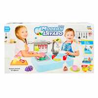 KAYYUM MODERN LAVABO 7021M MAVİ MUTFAK SETİ PİLLİ 3+ 1