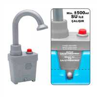KAYYUM MODERN LAVABO 7021M MAVİ MUTFAK SETİ PİLLİ 3+ 5