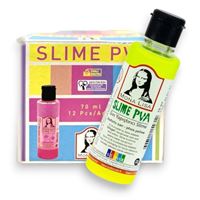 SÜDOR MONALİSA SLİME YAPIŞTIRICI FOSFORLU SARI 70 ML 12 Lİ SL01-11 1