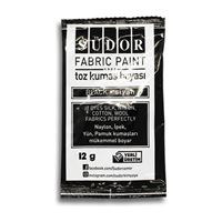 SÜDOR TOZ KUMAŞ BOYASI SİYAH 12 Lİ KB10 1