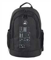 UNİTED COLORS OF BENETTON OKUL ÇANTASI 04300 SİYAH ÇİFT BÖLMELİ 1