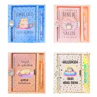 BAM DEFTER MOTTOLU 10x17.5 KİLİTLİ + VERSATİL SET HN-023 HN-022 HN-021 6
