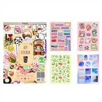 BAM DIY STİCKER ALBÜMÜ 16.5x21.5 16 SAYFA BAM-1030-1212-1216 6