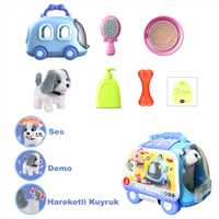 VARDEM ÇANTALI KAFES SETİ KÖPEK 6802 HAREKETLİ SESLİ 3+ 6