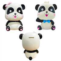 MİSYON KUMBARA 1455 SEVİMLİ PANDA PLASTİK 18 CM 1