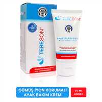 TERESON AYAK BAKIM KREMİ 50 ML KOKU KARŞITI GÜMÜŞ İYON KORUMALI 1