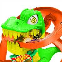HOT WHEELS JBM73 T-REX VE İTFAİYE İSTASYONU OYUN SETİ 4+ 8
