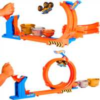 HOT WHEELS JBX64 MONSTER TRUCKS DÖNGÜ VE TAKLA BİGFOOT OYUN PARKURU 4+ 2