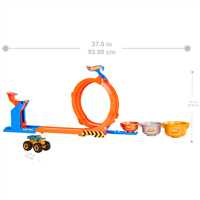 HOT WHEELS JBX64 MONSTER TRUCKS DÖNGÜ VE TAKLA BİGFOOT OYUN PARKURU 4+ 4