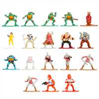 SİMBA JADA NANO METALFİGS 3285004 TURTLES DİE CAST METAL FİGÜRLER 18 PARÇA 3+ 2