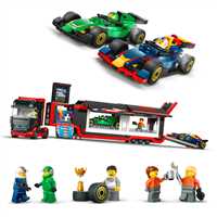 LEGO CİTY 60445 F1 TRUCK WİTH RB20 AMR24 F1 CARS 1086 PARÇA 8+ 2