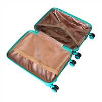 TRAVEL POLO VALİZ PP KIRILMAZ A1017 CAM GÖBEĞİ 3 LÜ SET 6