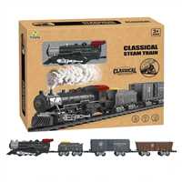 BAŞEL KLASİK BUHARLI TREN SETİ 1613C BİG SCALE CLASSİCAL STEAM TRAİN SET SESLİ IŞIKLI 3+ 1
