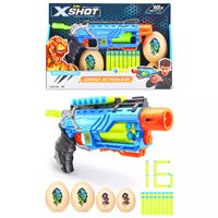 ZURU X-SHOT SÜNGER TABANCASI 4860 DİNO STRİKER DİNO ATTACK 16 MERMİ 8+ 1