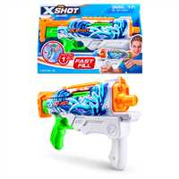 ZURU X-SHOT SU TABANCASI 11854A-B-D-E HYPERLOAD FAST FİLL SKİNS 500 ML 10 METRE 34 CM 5+ 1