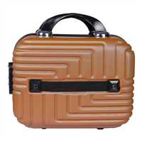 TRAVEL POLO MAKYAJ ÇANTASI ABS ANK1001M KAHVERENGİ 3